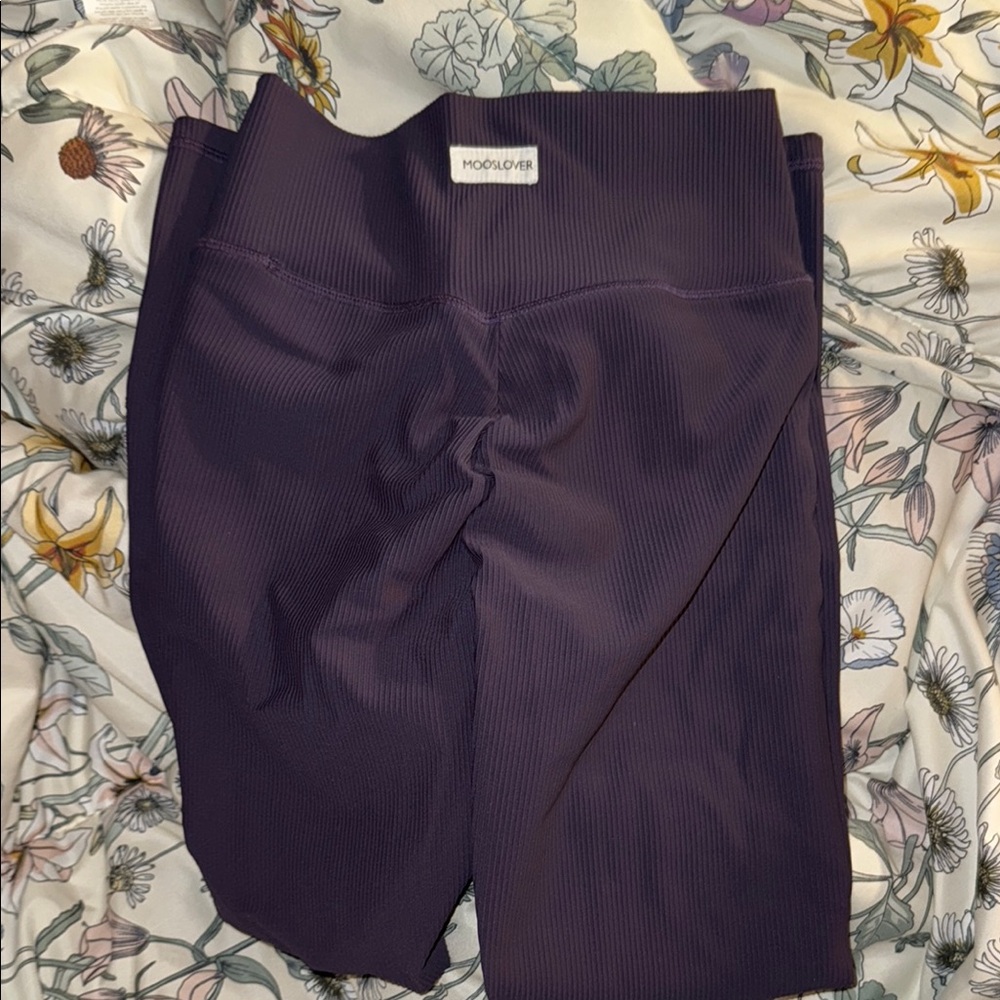 seamless butt scrunch Purple Leggings